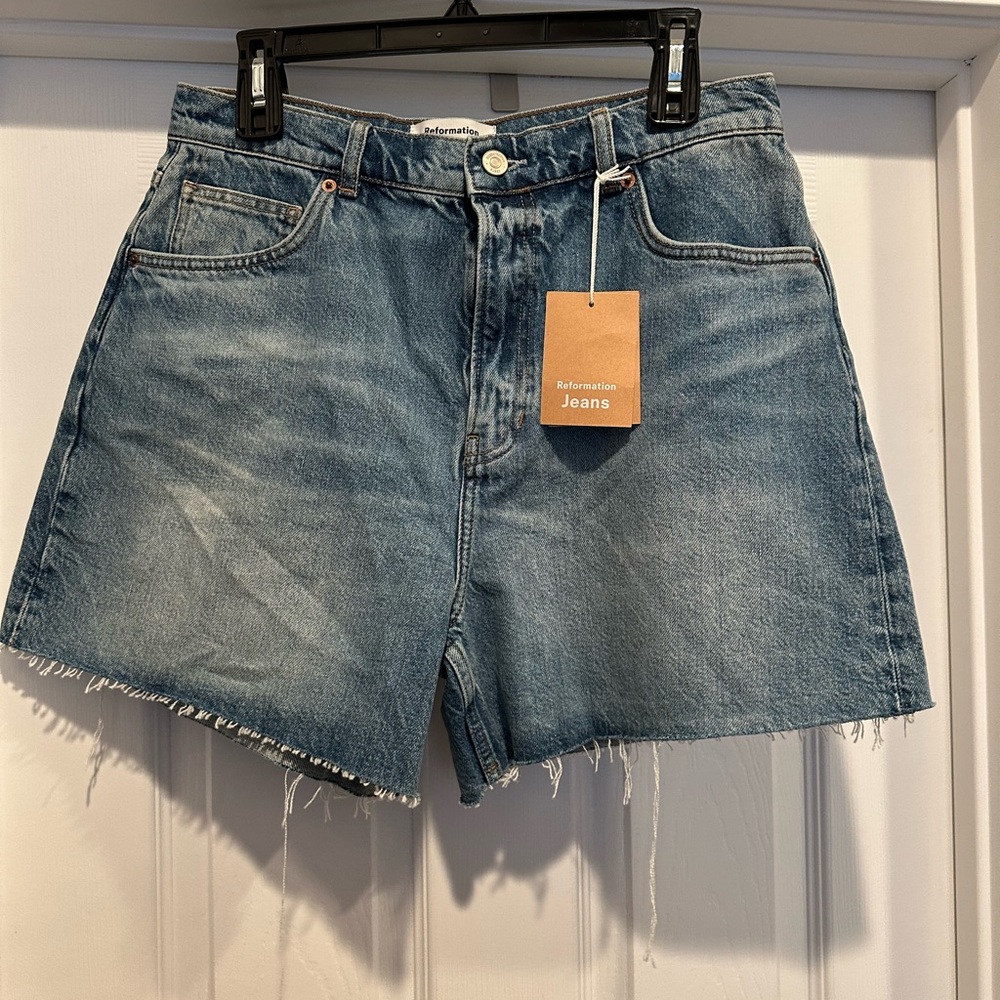 Reformation Wilder Jean High-Rise Women's Shorts
